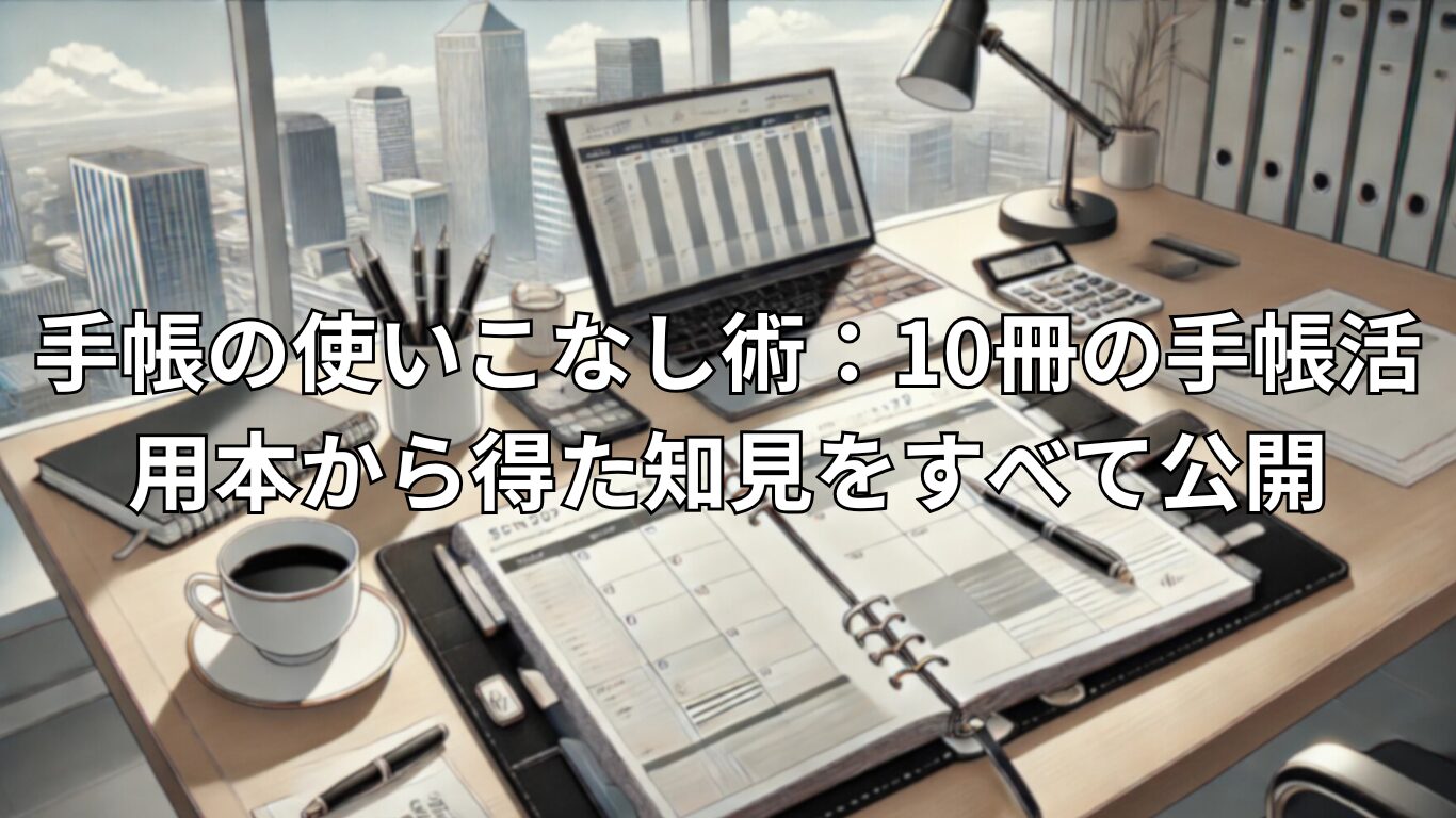 手帳の使いこなし術：10冊の手帳活用本から得た知見をすべて公開