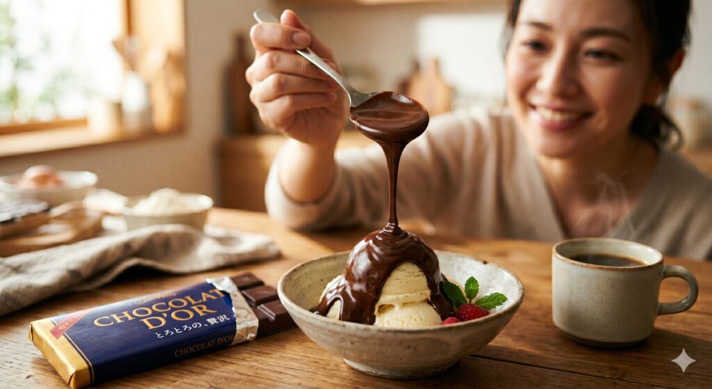 とろとろチョコレート
