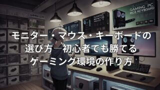 モニター・マウス・キーボードの選び方―初心者でも勝てるゲーミング環境の作り方