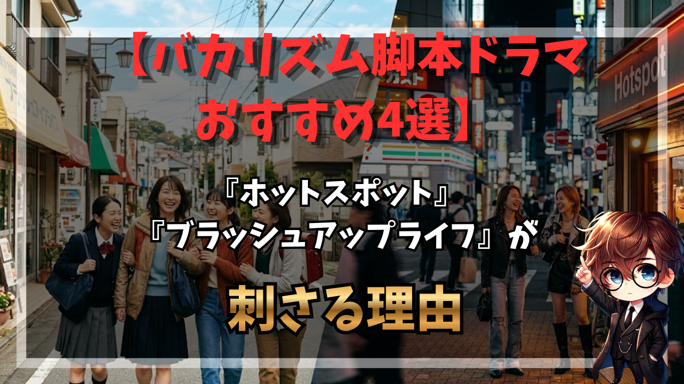 バカリズム脚本ドラマおすすめ4選｜『ホットスポット』『ブラッシュアップライフ』が刺さる理由