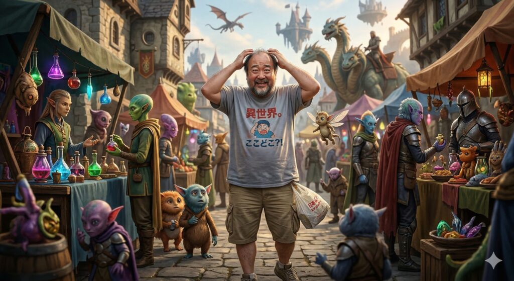 異世界パニックおじさん