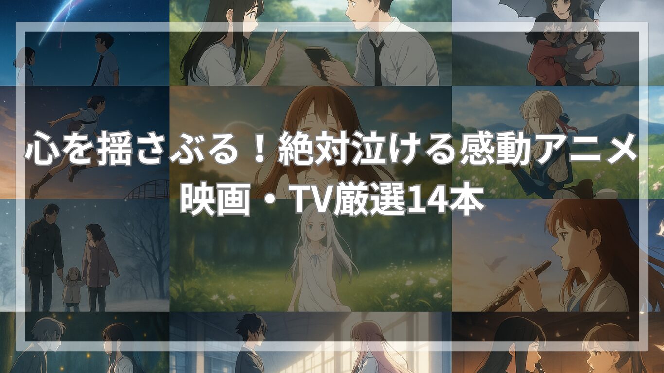 心を揺さぶる！絶対泣ける感動アニメ映画・TV厳選14本