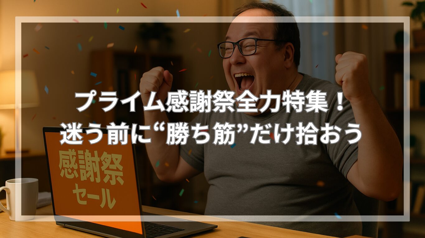 プライム感謝祭全力特集！迷う前に“勝ち筋”だけ拾おう