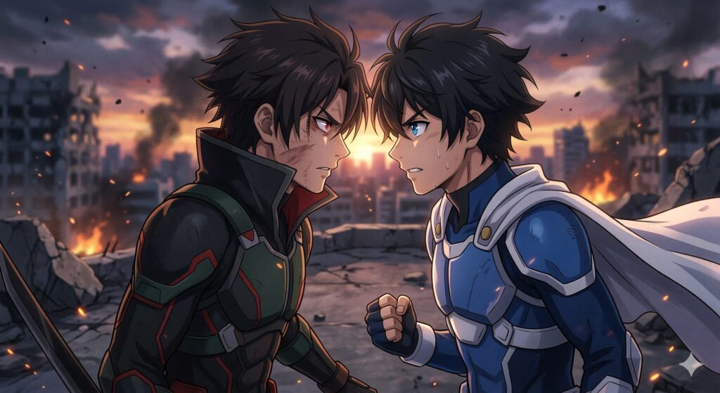 ヒーローvsダークヒーロー