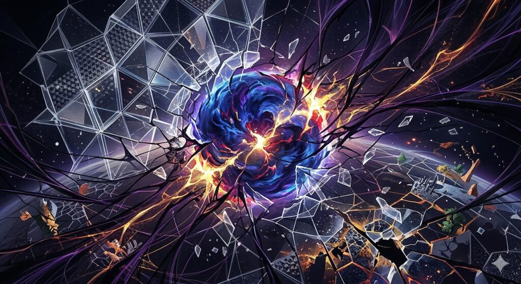 ダークヒーロー抽象画像