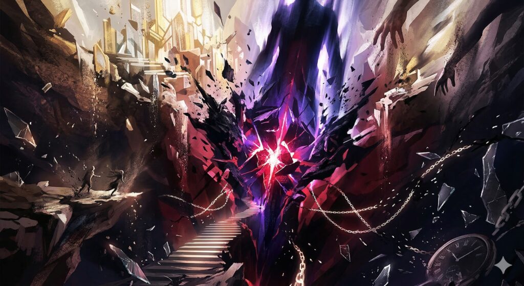 闇落ち覚醒抽象画像