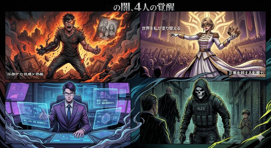 ダークヒーロー覚醒シーン