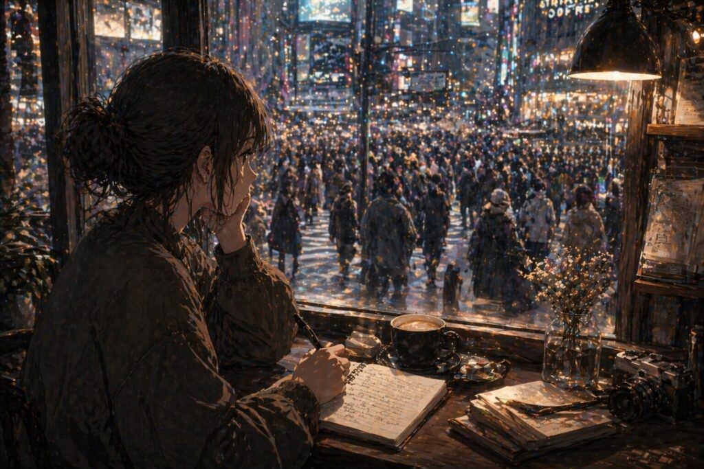 初期衝動のノイズを感じている様子